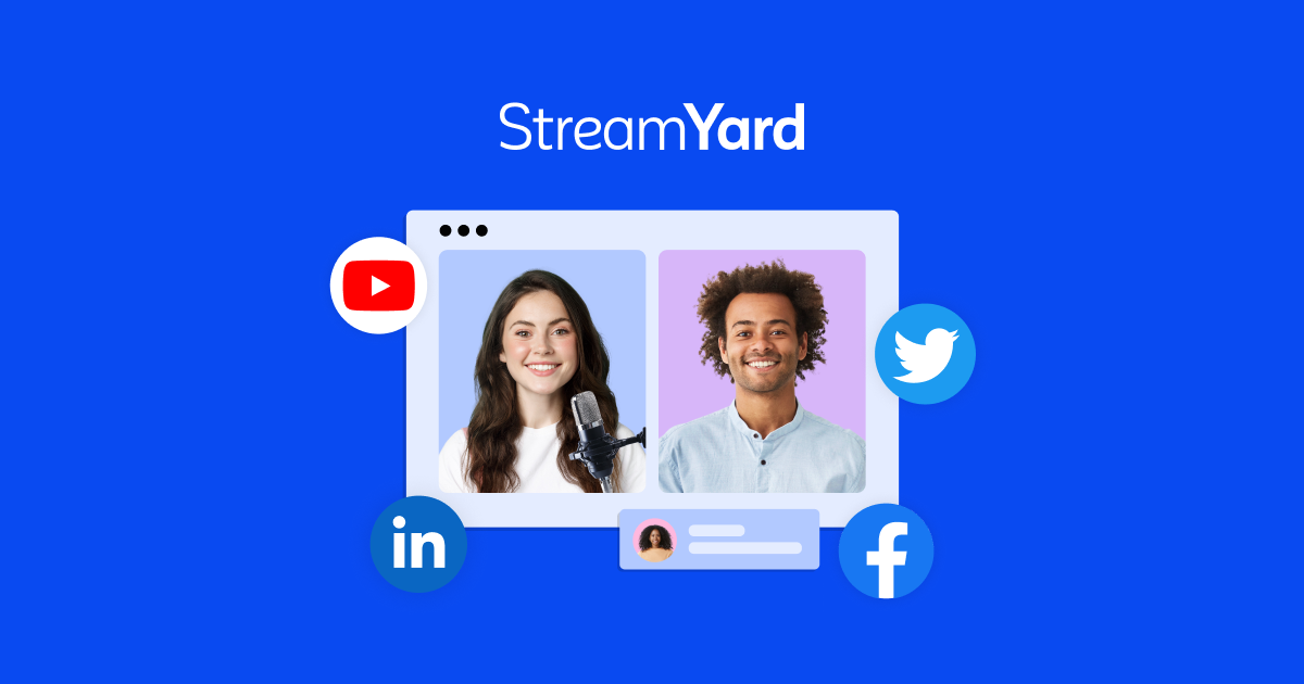 Cara live meeting streamyard