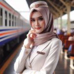 pramugari kereta api