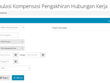 cara menghitung simulasi pesangon PHK