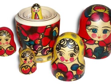 Russian-Matroshka boneka unik