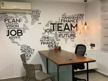 ide wallpaper kantor