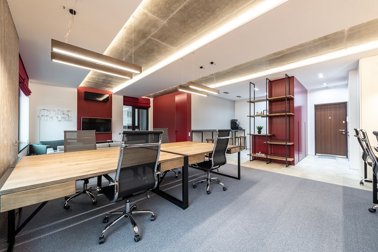 desain ruang kantor sirkulasi udara