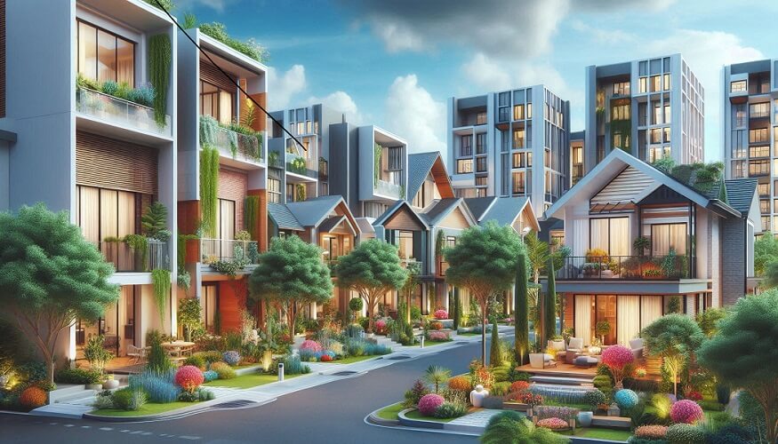 pilih rumah atau apartemen